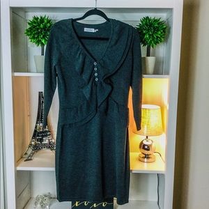 Calvin Klein Gray Sweater Dress